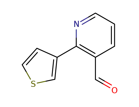 2-(3-Thienyl)-3-pyridinecarboxaldehyde