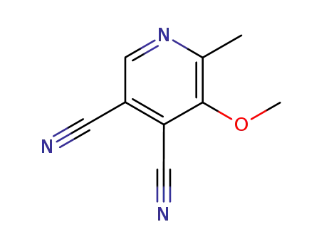 Molecular Structure of 736172-95-5 (Cinchomerononitrile, 5-methoxy-6-methyl- (4CI))
