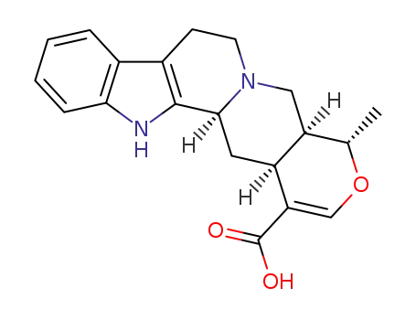 Oxayohimban-16-carboxylic acid, 16,17-didehydro-19-methyl-, (19-alpha,20-alpha)-