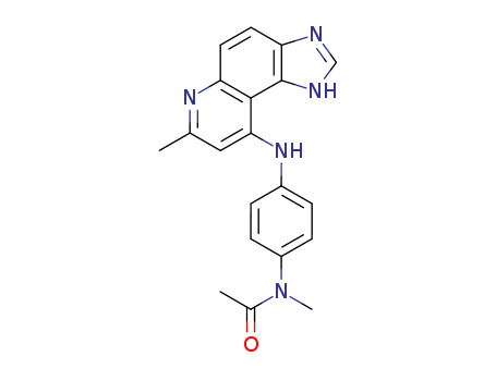 Acetamide,N-methyl-N-[4-[(7-methyl-1H-imidazo[4,5-f]quinolin-9-yl)amino]phenyl]-