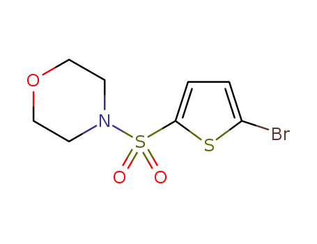 Molecular Structure of 81597-64-0 (4-(5-BroMo-thiophene-2-sulfonyl)-Morpholine)