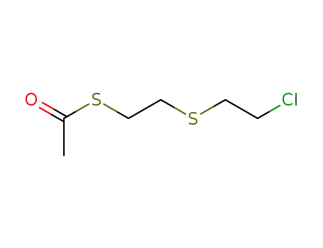 Molecular Structure of 89490-33-5 (S-{2-[(2-chloroethyl)sulfanyl]ethyl} ethanethioate)