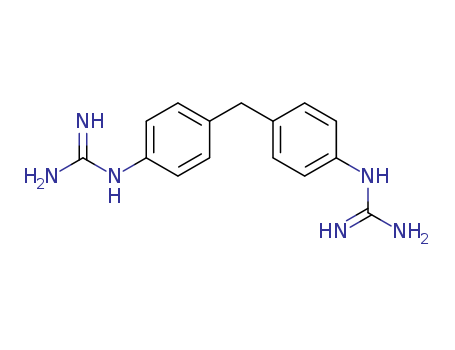 2-[4-[[4-(diaminomethylideneamino)phenyl]methyl]phenyl]guanidine
