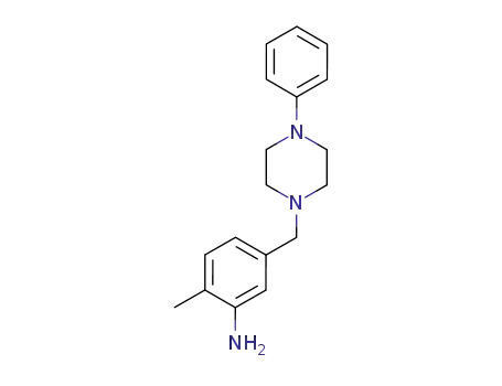 Molecular Structure of 74101-72-7 (2-methyl-5-[(4-phenylpiperazin-1-yl)methyl]aniline)