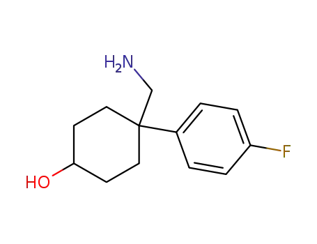 4-(aminomethyl)-4-(4-fluorophenyl)cyclohexanol