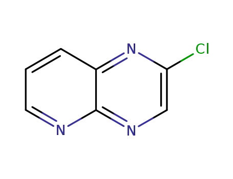 Molecular Structure of 70838-55-0 (2-Chloropyrido[2,3-b]pyrazine)