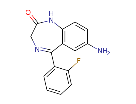 2H-1,4-Benzodiazepin-2-one,7-amino-5-(2-fluorophenyl)-1,3-dihydro-