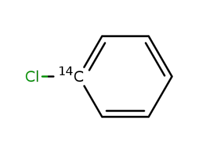 Molecular Structure of 83548-25-8 (CHLOROBENZENE-UL-14C)