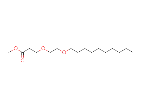 Molecular Structure of 7439-02-3 (methyl 3-(decyloxy)-2-ethoxypropanoate)