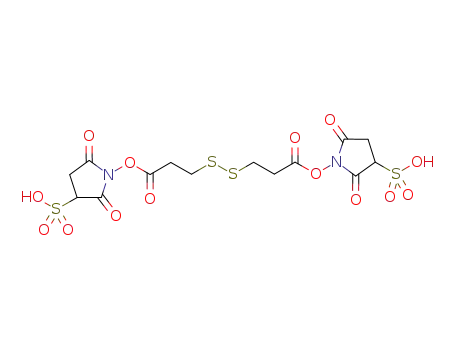 Molecular Structure of 81069-02-5 (3,3'-Dithiobis(sulfosuccinimidylpropionate))