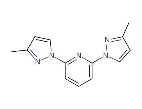Molecular Structure of 853748-46-6 (2,6-bis(3-methyl-1H-pyrazol-1-yl)pyridine)