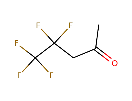 Molecular Structure of 77893-59-5 (4,4,5,5,5-PENTAFLUOROPENTAN-2-ONE)