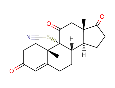 3,11,17-Trioxoandrost-4-en-9-yl thiocyanate