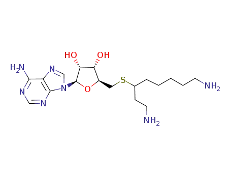 Molecular Structure of 76426-40-9 (S-adenosyl-3-thio-1,8-diaminooctane)