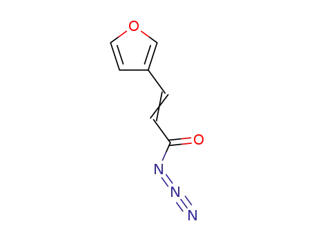 Molecular Structure of 84400-97-5 (3-(furan-3-yl)prop-2-enoylazide)