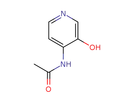 Molecular Structure of 70118-99-9 (N-(3-Hydroxypyridin-4-yl)acetamide)
