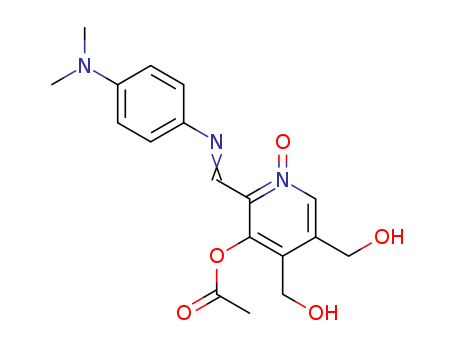 [6-[(4-dimethylaminophenyl)iminomethyl]-3,4-bis(hydroxymethyl)-1-oxo-6H-pyridin-5-yl] acetate cas  93996-25-9