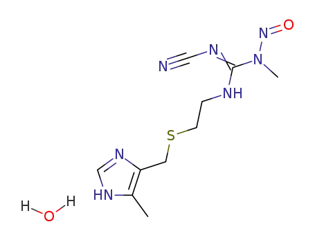 Molecular Structure of 73785-40-7 (nitrosocimetidine)