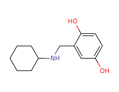 1,4-Benzenediol,2-[(cyclohexylamino)methyl]- cas  7248-54-6