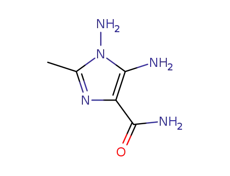 Molecular Structure of 89364-19-2 (1,5-diamino-2-methyl-1H-imidazole-4-carboxamide)