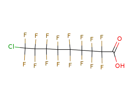 Molecular Structure of 865-79-2 (9-CHLOROHEXADECAFLUORONONANOIC ACID)