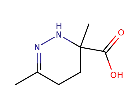 Molecular Structure of 90048-20-7 (3-Pyridazinecarboxylicacid,2,3,4,5-tetrahydro-3,6-dimethyl-(7CI))