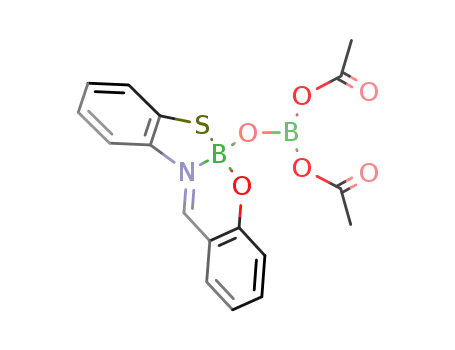 (diacetyl hydrogenato-kappaO borate)[2-({[2-(sulfanyl-kappaS)phenyl]imino-kappaN}methyl)phenolato(2-)-kappaO]boron