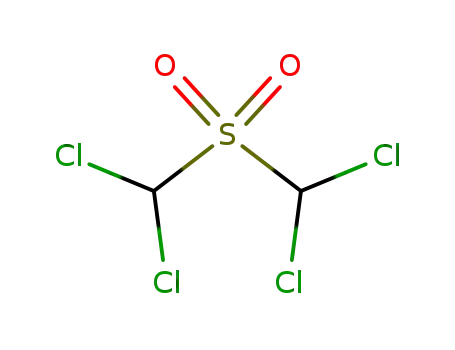 Molecular Structure of 86013-22-1 (bis(dichloromethyl) sulfone)
