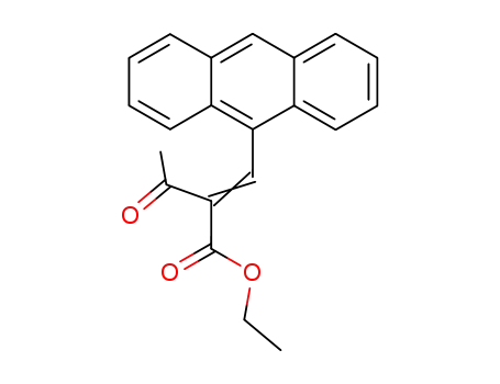 Molecular Structure of 73758-53-9 (2-(9-Anthrylmethylene)-3-oxobutyric acid ethyl ester)