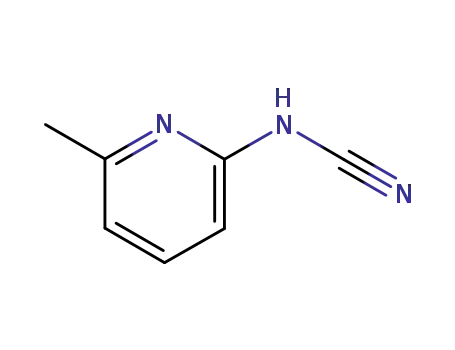 Molecular Structure of 80840-19-3 ((6-methylpyridin-2-yl)cyanamide)