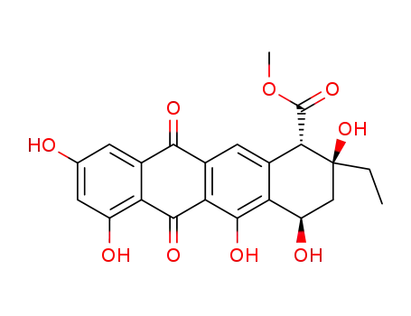 Molecular Structure of 79008-78-9 (2-hydroxyaklavinone)
