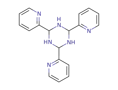 Molecular Structure of 73941-08-9 (1,3,5-Triazine, hexahydro-2,4,6-tri-2-pyridinyl-)