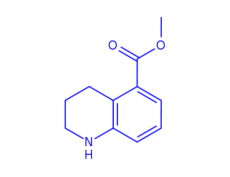 Molecular Structure of 939758-71-1 (METHYL1,2,3,4-TETRAHYDROQUINOLINE-5-CARBOXYLATE)
