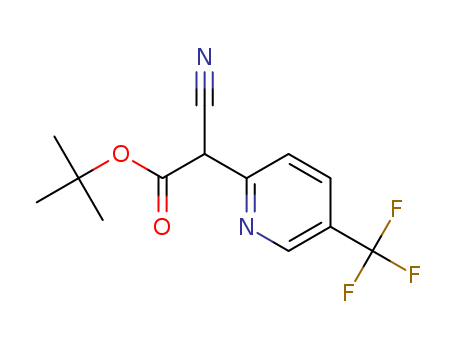 tert-butyl 2-cyano-2-(5-(trifluoroMethyl)pyridin-2-yl)acetate