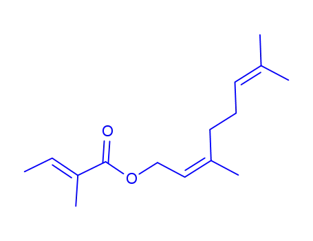 2-メチルクロトン酸(Z)-3,7-ジメチル-2,6-オクタジエニル