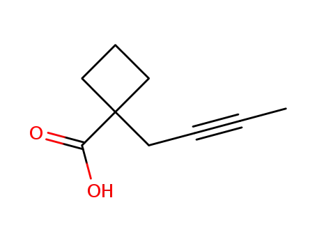 시클로부탄카르복실산, 1-(2-부티닐)-(9CI)