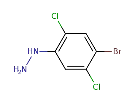 Molecular Structure of 85634-72-6 (4-Cyano-2,5-dichlorophenylhydrazine hydrochloride)