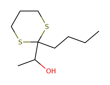 2-(1-hydroxyethyl)-2-butyl-1,3-dithiane