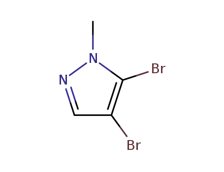 Molecular Structure of 70951-86-9 (1H-Pyrazole, 4,5-dibromo-1-methyl-)