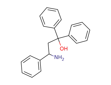 Molecular Structure of 850-67-9 (3-Amino-1,1,3-triphenyl-1-propanol)