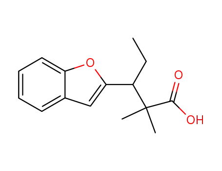 α,α-ジメチル-β-エチル-2-ベンゾフランプロピオン酸