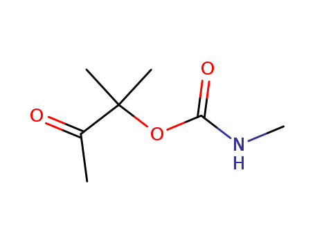 2-Butanone,3-methyl-3-[[(methylamino)carbonyl]oxy]-