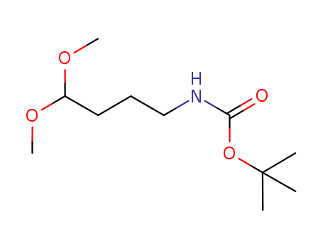 Molecular Structure of 865202-93-3 (Carbamic acid, (4,4-dimethoxybutyl)-, 1,1-dimethylethyl ester (9CI))