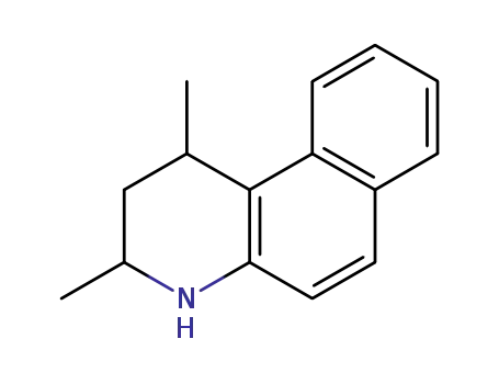Molecular Structure of 79979-67-2 (1,2,3,4-tetrahydro-2,4-dimethyl-5,6-benzoquinoline)