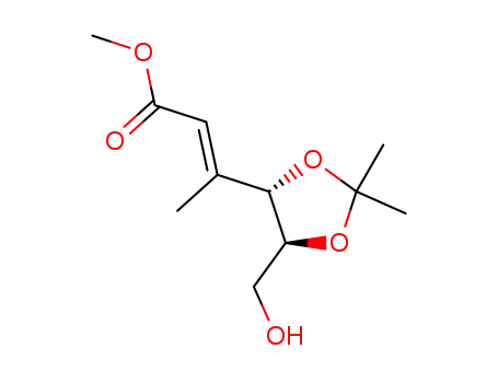 (E)-3-((4S,5S)-5-Hydroxymethyl-2,2-dimethyl-[1,3]dioxolan-4-yl)-but-2-enoic acid methyl ester