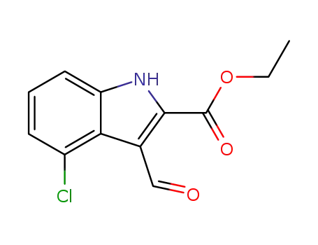 Ethyl 4-chloro-3-formyl-1H-indole-2-carboxylate