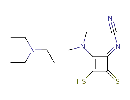 Triethylammonium-3-(cyanimino)-2-(dimethylamino)-4-thioxo-1-cylobuten-1-thiolat