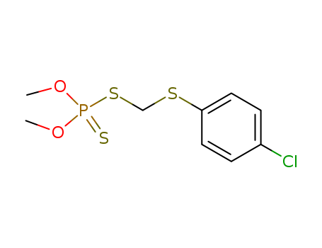 Phosphorodithioic acid,S-[[(4-chlorophenyl)thio]methyl] O,O-dimethyl ester cas  953-17-3