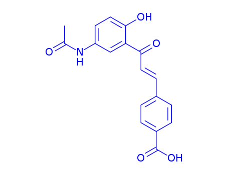Benzoic acid,4-[3-[5-(acetylamino)-2-hydroxyphenyl]-3-oxo-1-propen-1-yl]-