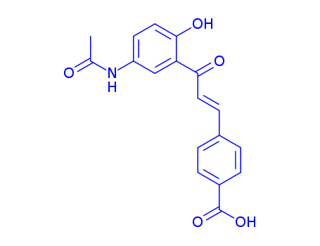 4-[3-(5-ACETAMIDO-2-HYDROXYPHENYL)-3-OXO-PROPEN-1-YL]BENZOIC ACIDCAS